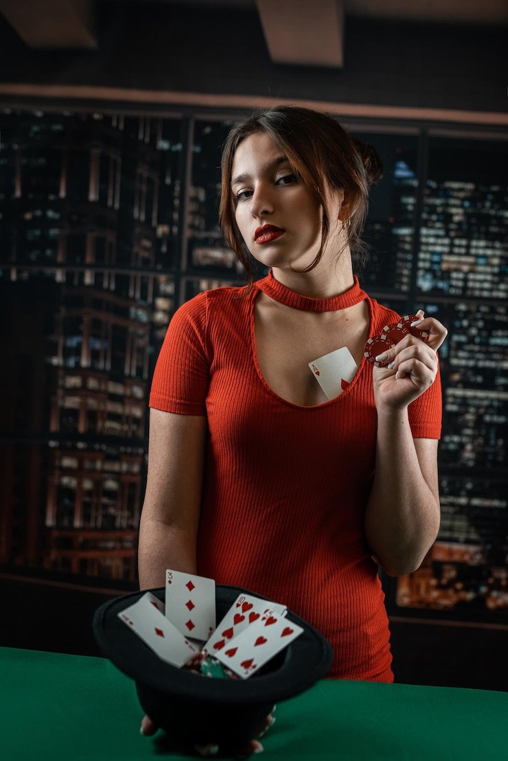 Dragon Tiger card game table at heylink jualtoto Macau Pools